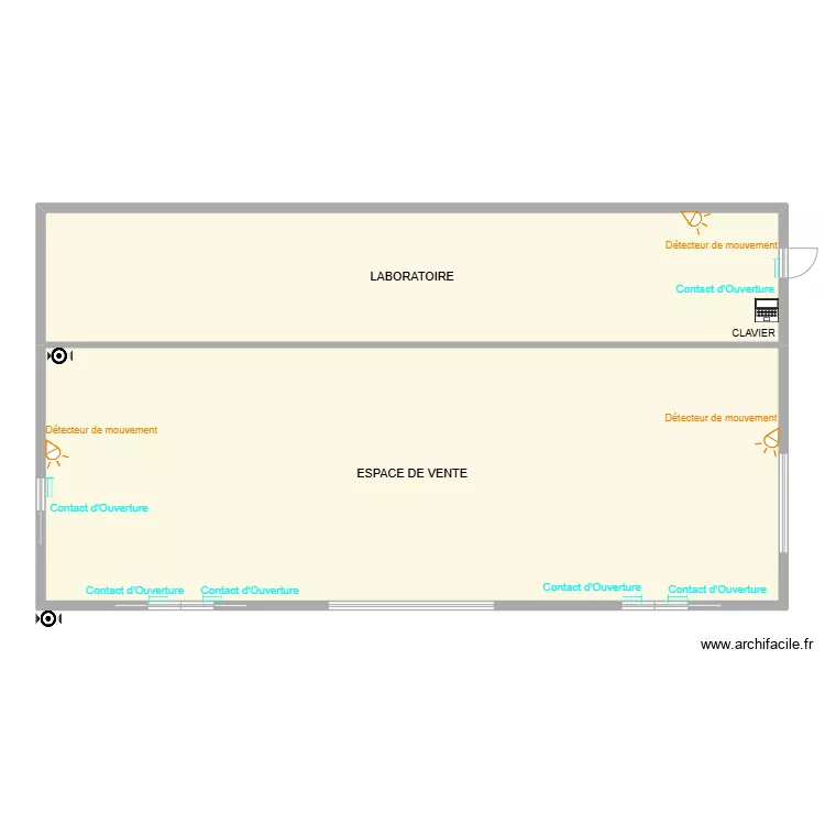 BOULANGERIE DES CAMPELIERES. Plan de BOULANGERIE DES CAMPELIERES. Plan de