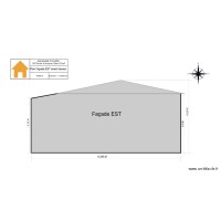 Plan Façade EST avant travaux
