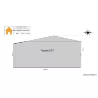 Plan Fa&ccedil;ade EST avant travaux