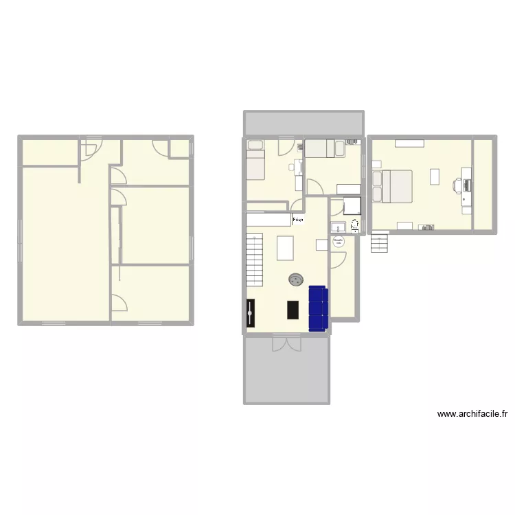 Paradou. Plan de 17 et 170 m² Paradou. Plan de 17 et 170 m²