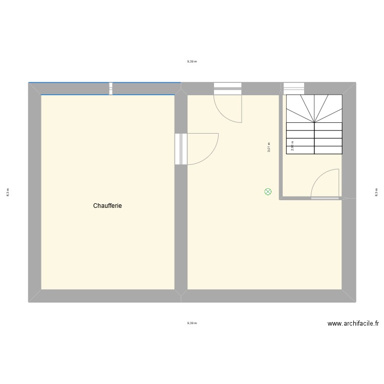 maison. Plan de 23 pièces et 186 m2