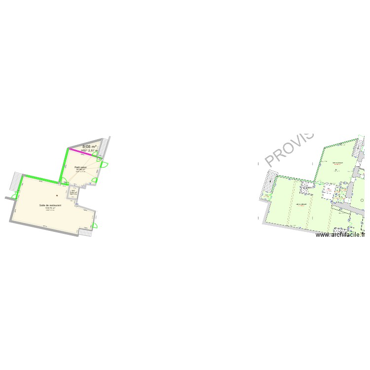 Plan LRDB. Plan de 4 pièces et 156 m2