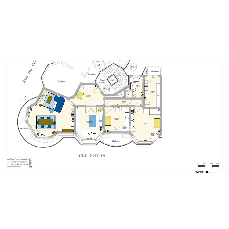 Rapp-2025-v2. Plan de 10 pièces et 117 m2