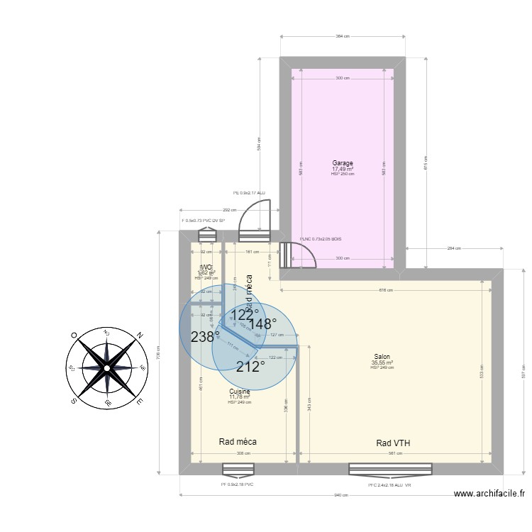 ML24002809 / PONS. Plan de 10 pièces et 112 m2