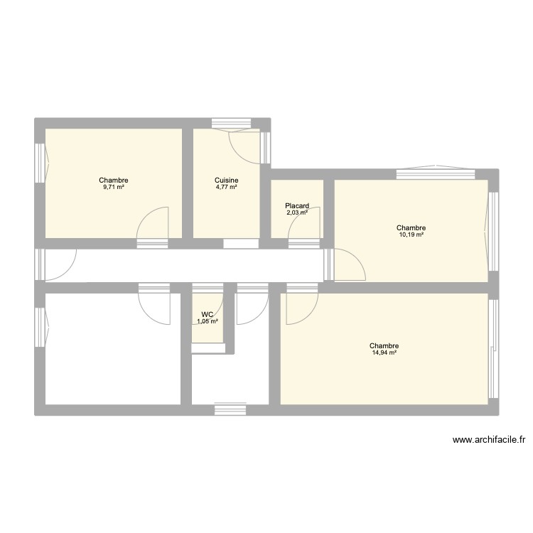 Rez de chauss&eacute;e. Plan de 0 pièce et 0 m2
