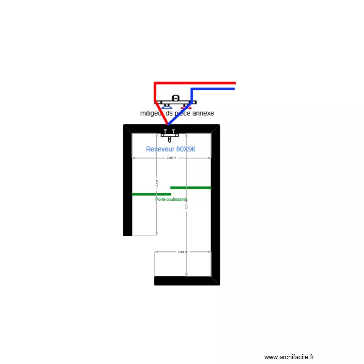Plan existant  Labrousse. Plan de 