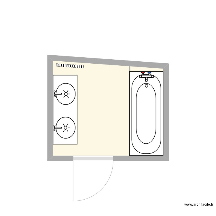 Lrm Walin 1. Plan de 1 pièce et 4 m2