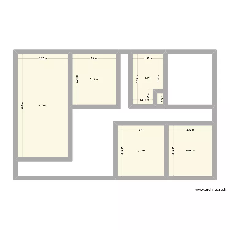 vauvillers. Plan de 10 et 93 m² vauvillers. Plan de 10 et 93 m²