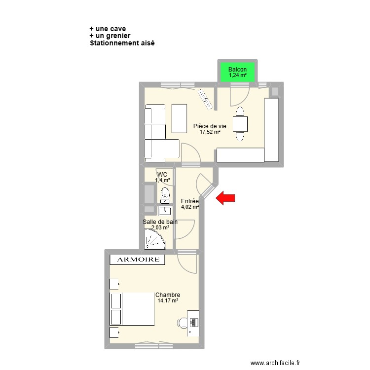 MARTIN daniel 2. Plan de 9 pièces et 41 m2