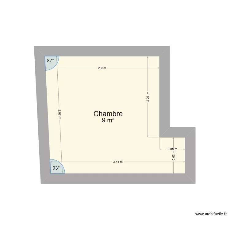 BOUBOUE. Plan de 1 et 9 m² BOUBOUE. Plan de 1 et 9 m²