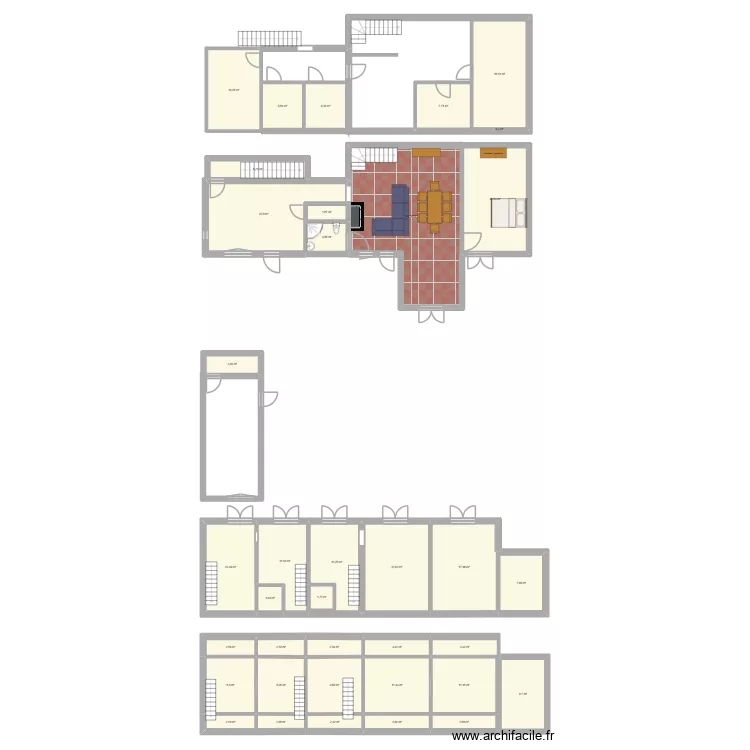 Vézillon. Plan de 37 et 322 m² Vézillon. Plan de 37 et 322 m²