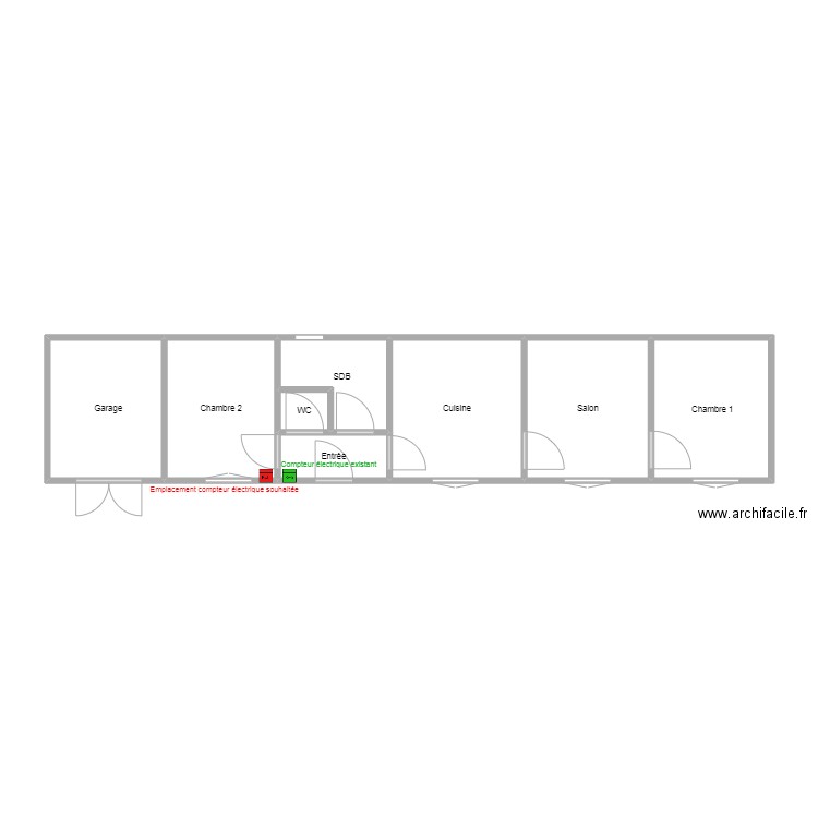 MAISON. Plan de 0 pièce et 0 m2