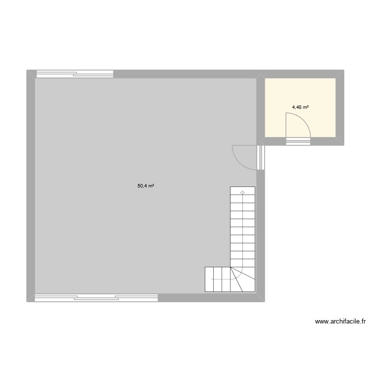 ruine. Plan de 0 pièce et 0 m2