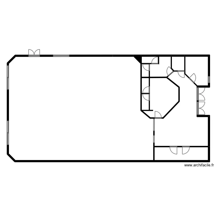 ETTEL V1. Plan de 9  et 271 m²