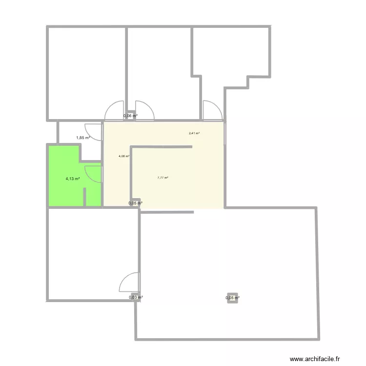 MAUPAS PROJET FAUX PLAFONDS. Plan de 6  et 6 m²