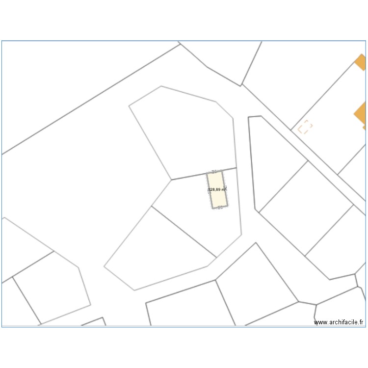 implantation. Plan de 0 pièce et 0 m2