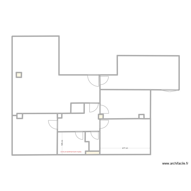 CORBET. Plan de 0 pièce et 0 m2