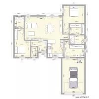 100 m2 avec 2 chambres + 28 m 2 garage 