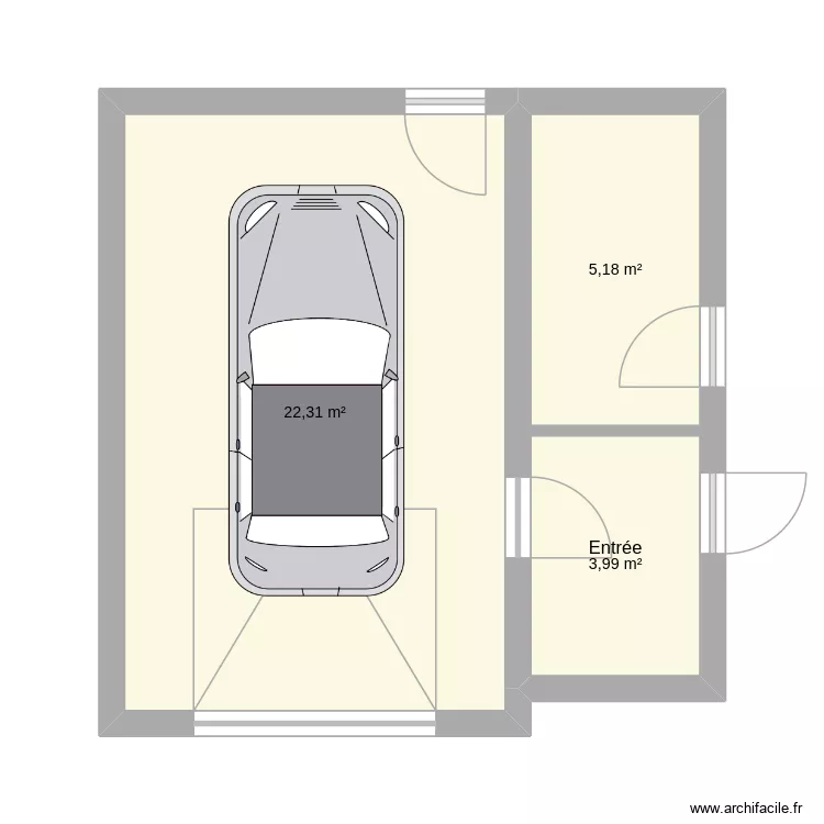 caca proute. Plan de 3 et 31 m² caca proute. Plan de 3 et 31 m²