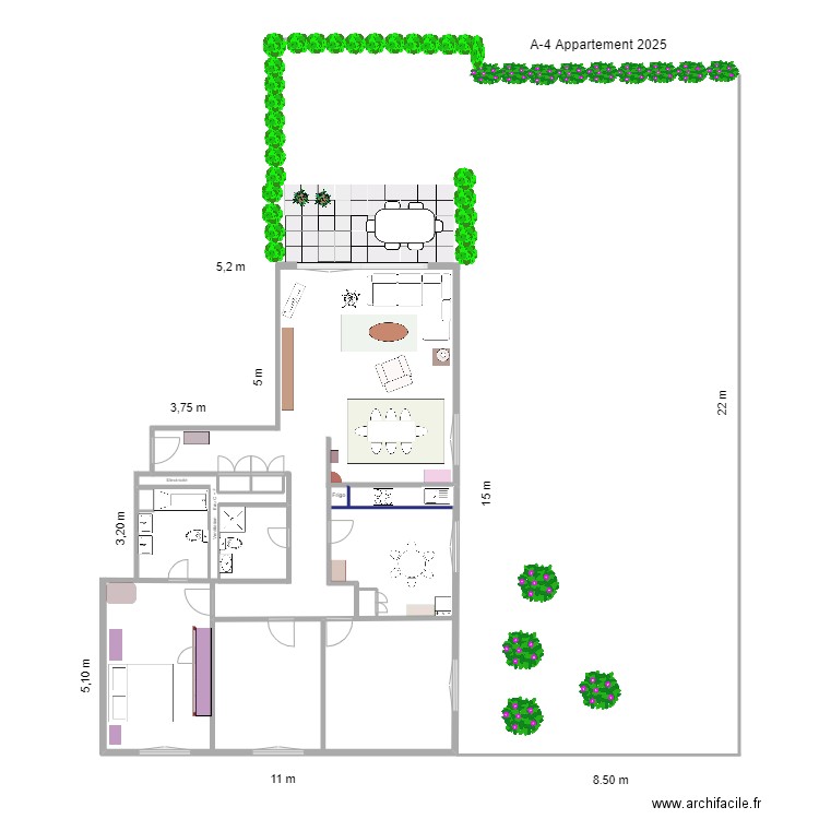 A-4 Appartement  2025 . Plan de 0 pièce et 0 m2