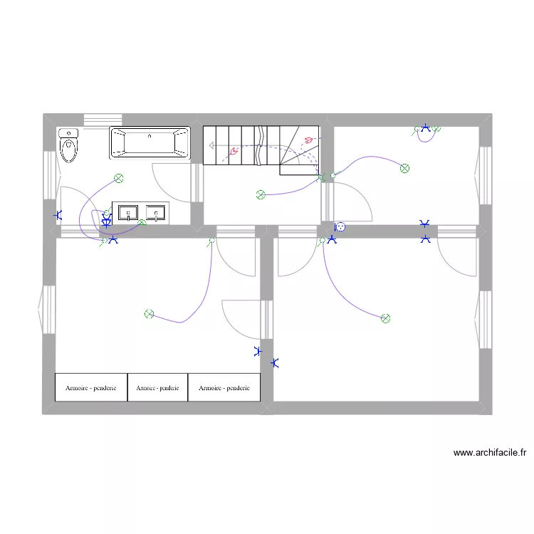ETAGE 1 UCCLE. Plan de 