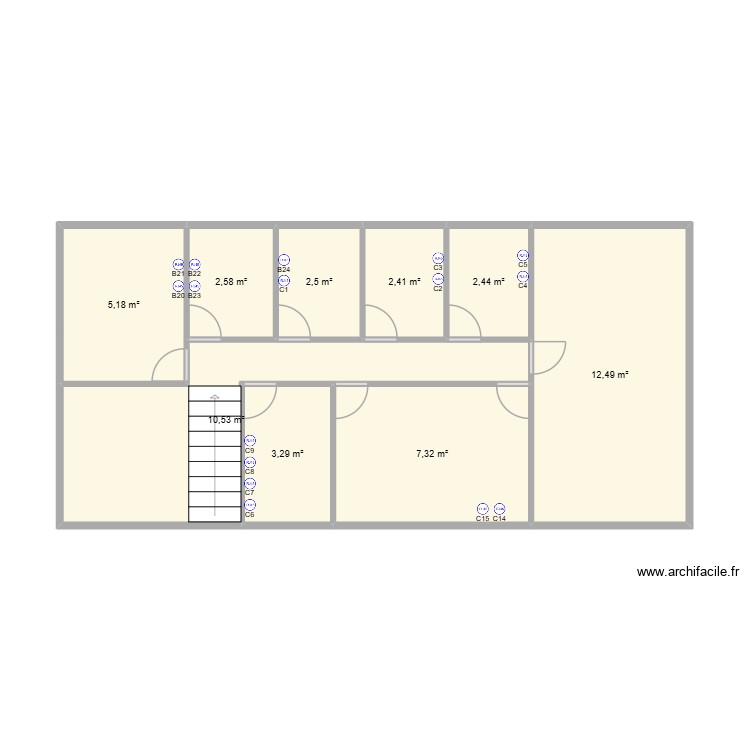 etage. Plan de 0 pièce et 0 m2 etage. Plan de 0 pièce et 0 m2
