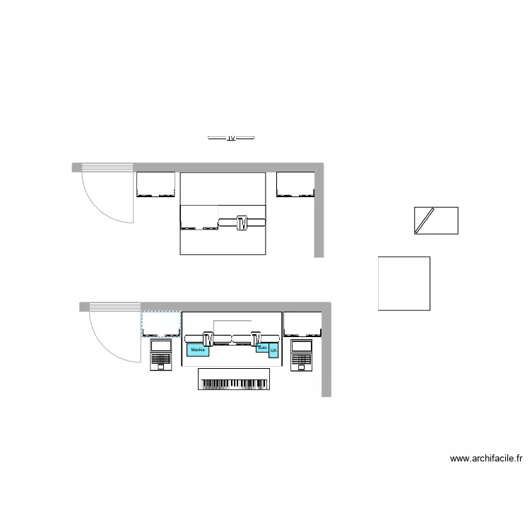 Studio. Plan de Studio. Plan de