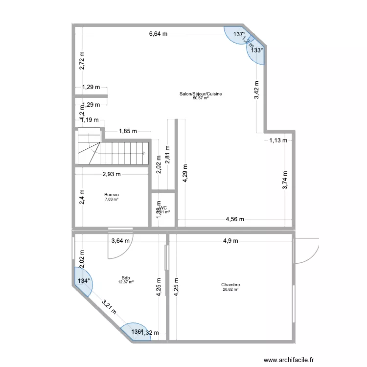 Laugel. Plan de 6 et 96 m² Laugel. Plan de 6 et 96 m²