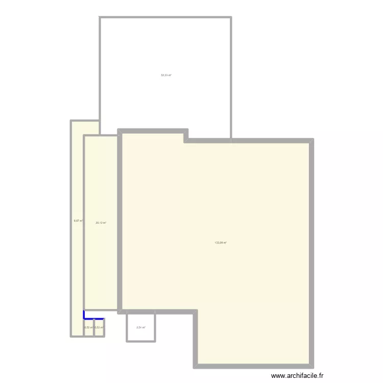 Jean-Michel Mendiaga. Plan de 7  et 219 m²