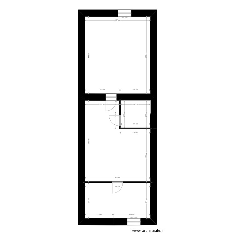 Moras. Plan de 21 pièces et 305 m2