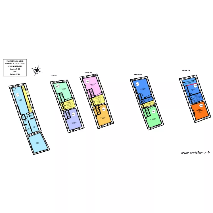 SERRE (SOLLIES PONT). Plan de SERRE (SOLLIES PONT). Plan de