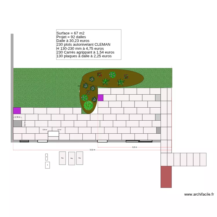 TERRASSE. Plan de TERRASSE. Plan de
