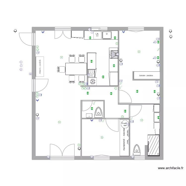 Compère Guilleri 2026 03 22 02 Electricité. Plan de 2 et 83 m² Compère Guilleri 2026 03 22 02 Electricité. Plan de 2 et 83 m²