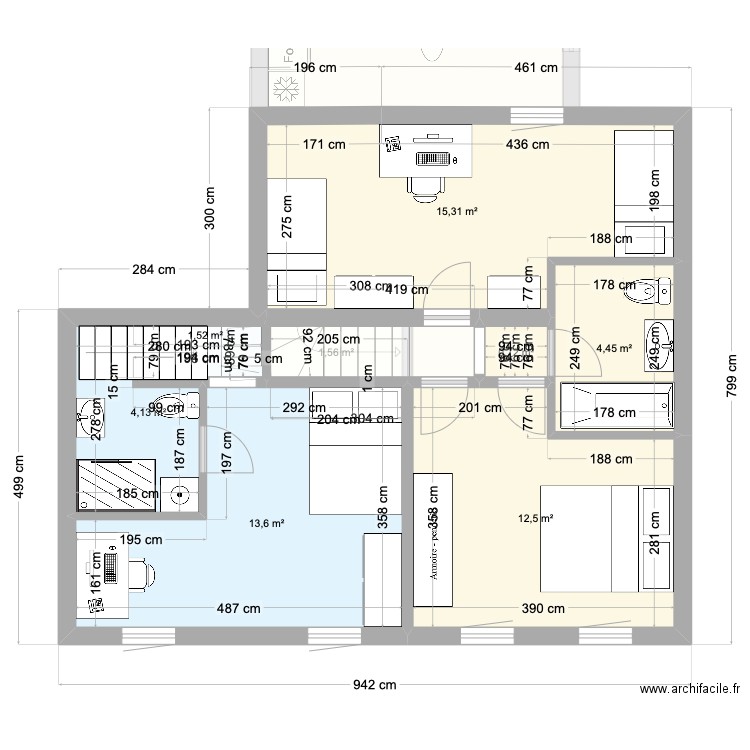 ROUSSART NEW v01. Plan de 0 pièce et 0 m2