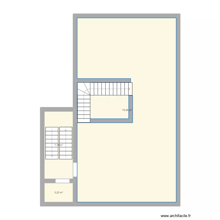 Lobet appartement 2 1er. Plan de 