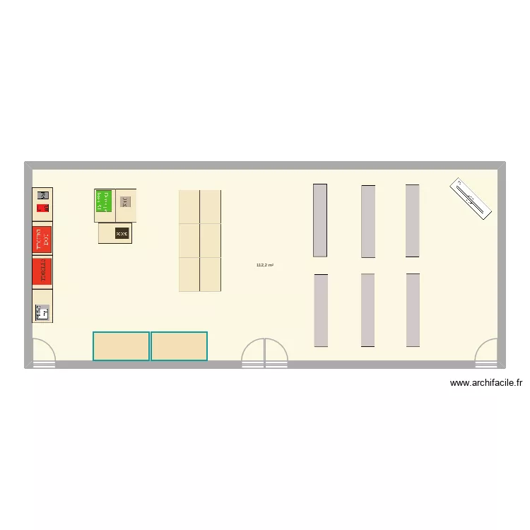 Lab_CS_v2. Plan de 1  et 112 m²
