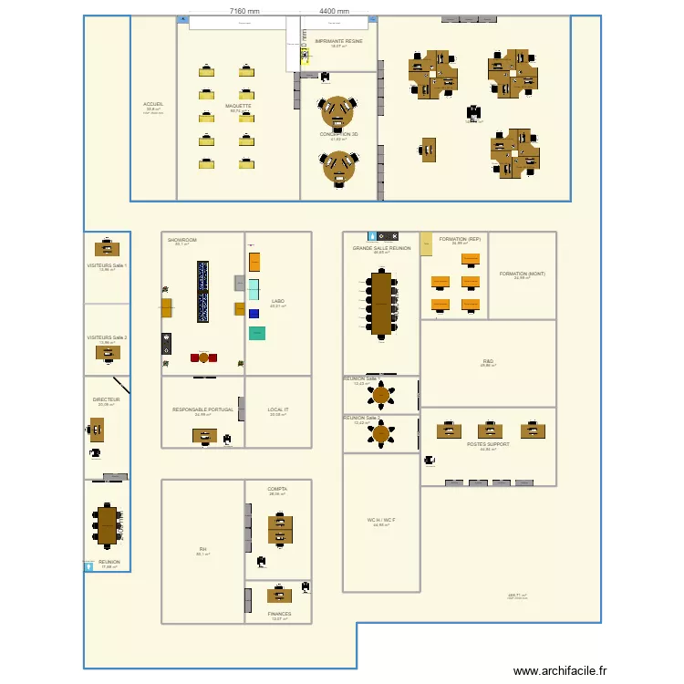 1er Etage - Portugal. Plan de 