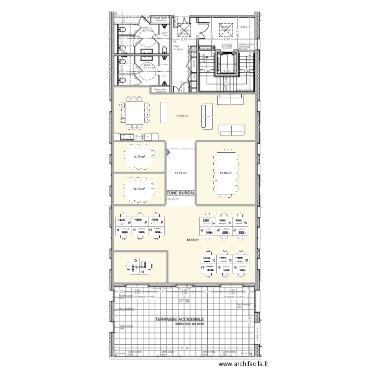 Bureaux Park Anna. Plan de 0 pièce et 0 m2