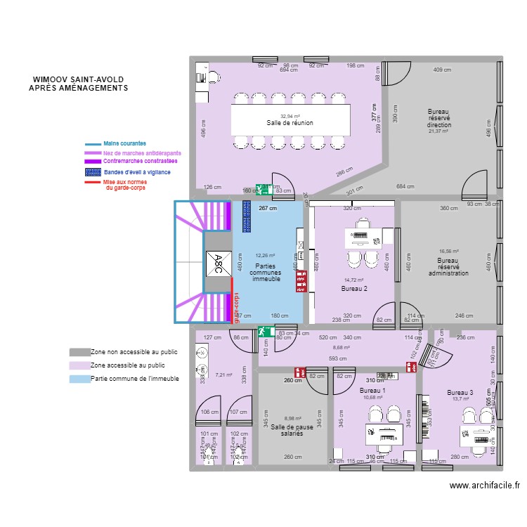 modif WIMOOV SAINT-AVOLD APRES TRAVAUX. Plan de 0 pièce et 0 m2
