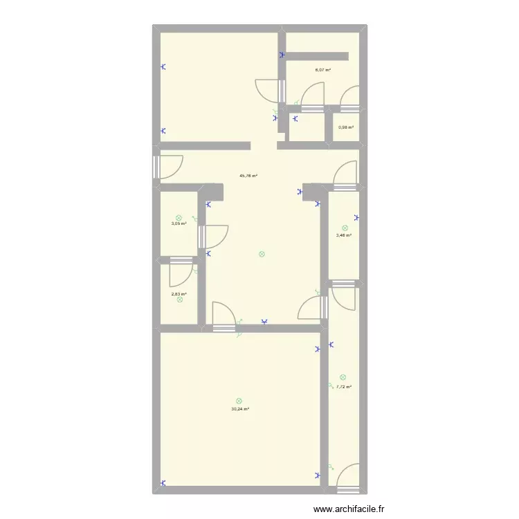 RDC_StAdele. Plan de 8 Pièces et 100 m² RDC_StAdele. Plan de 8 Pièces et 100 m²