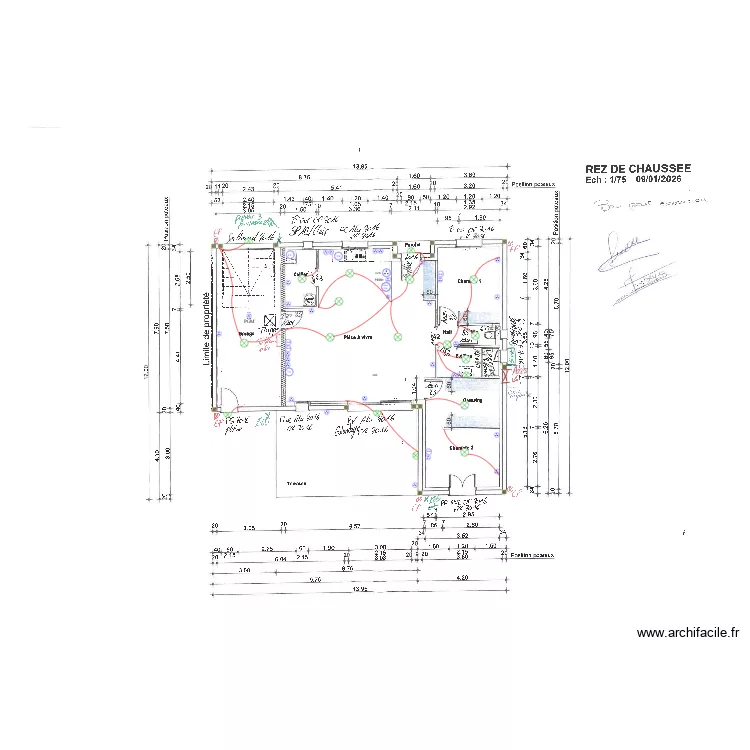 ARABEYRE. Plan de 