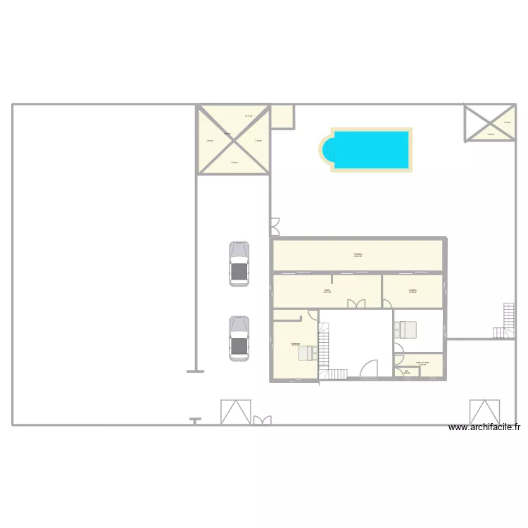 DAHMANE. Plan de 13 et 141 m² DAHMANE. Plan de 13 et 141 m²