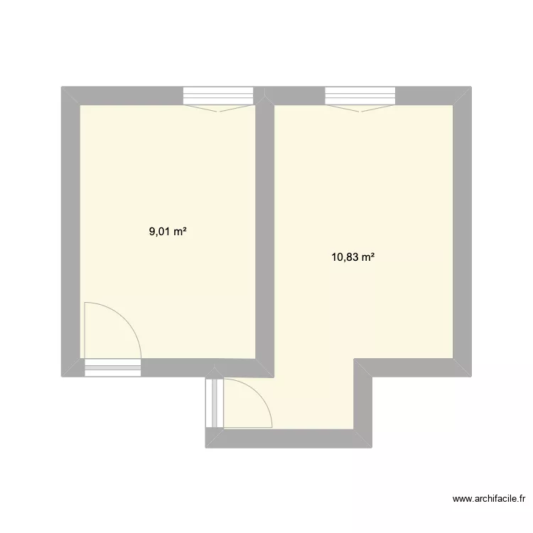 Maison. Plan de 