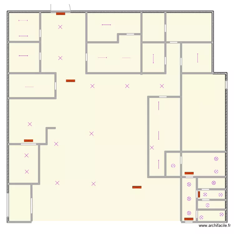 QUICK BERCHEM 2. Plan de 21 et 691 m² QUICK BERCHEM 2. Plan de 21 et 691 m²