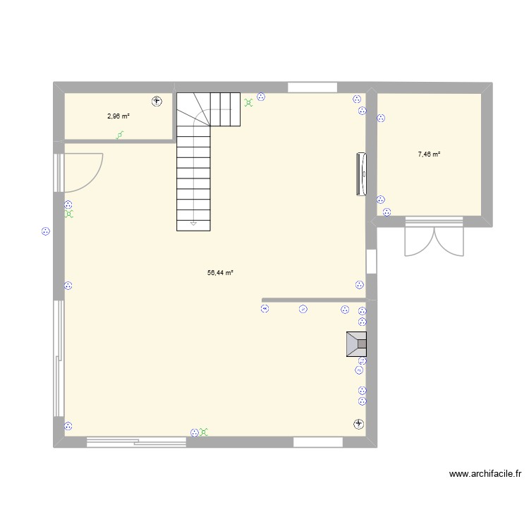 rez de chaussée. Plan de 0 pièce et 0 m2 rez de chaussée. Plan de 0 pièce et 0 m2
