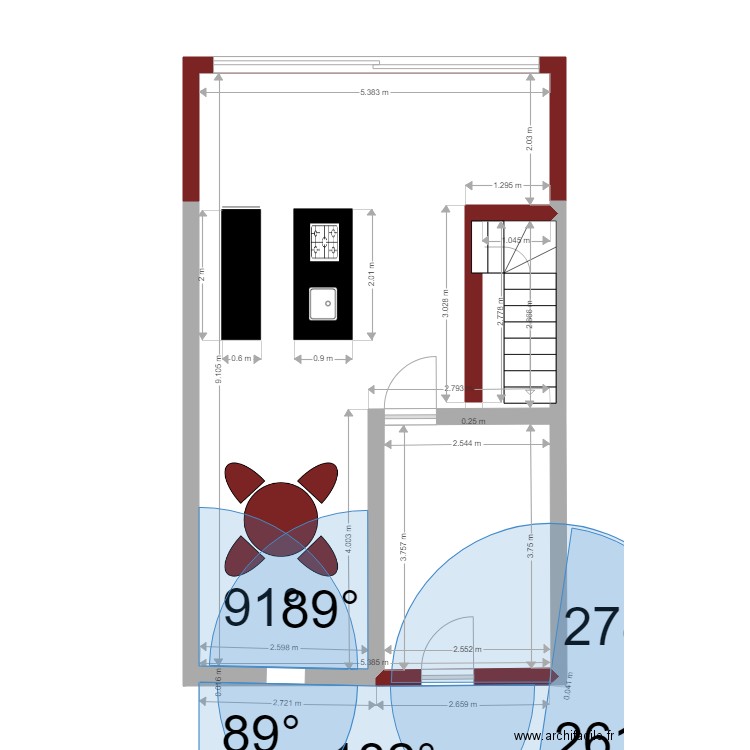 havekade. Plan de 0 pièce et 0 m2