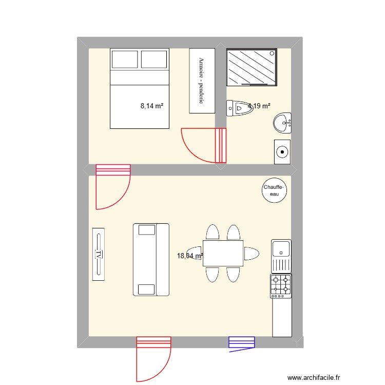 appart. Plan de 0 pièce et 0 m2 appart. Plan de 0 pièce et 0 m2