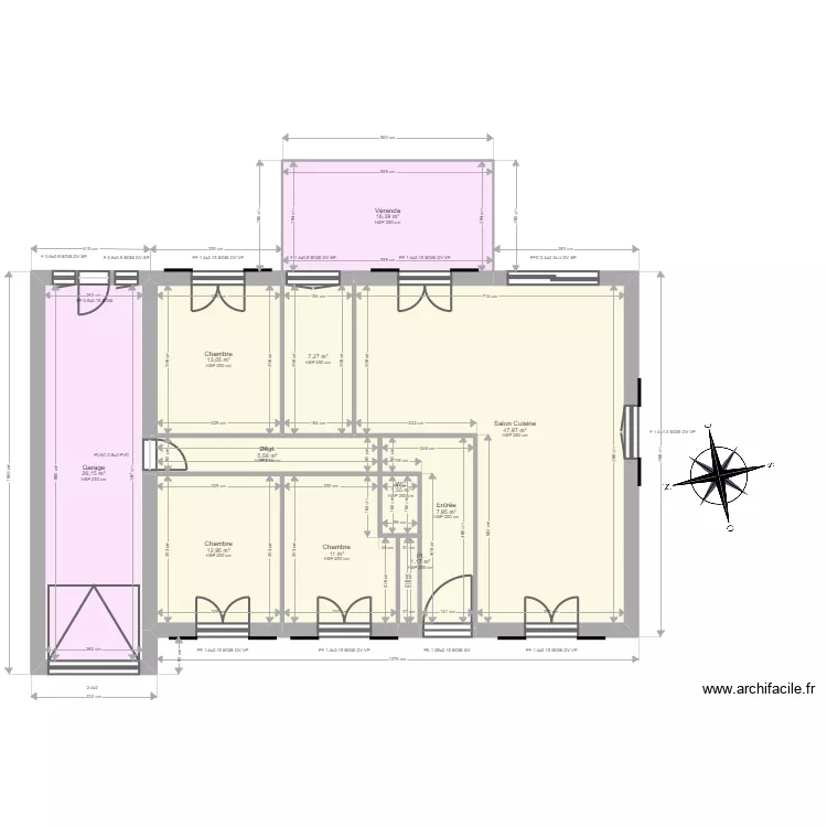 MESTREGUILHEM. Plan de 