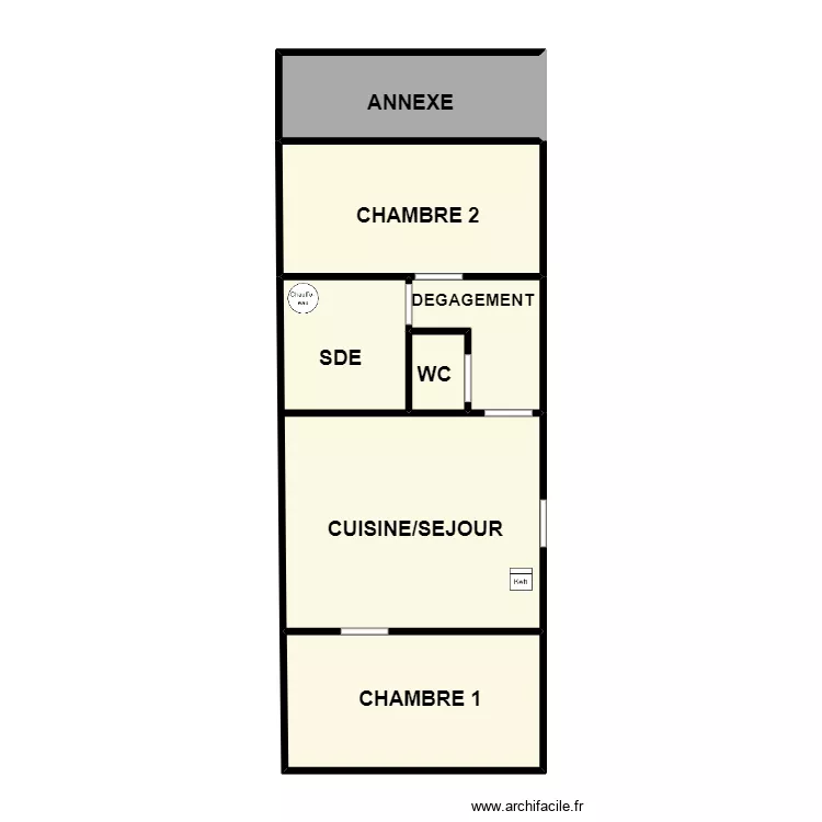 GILLIOT N&deg;2. Plan de 