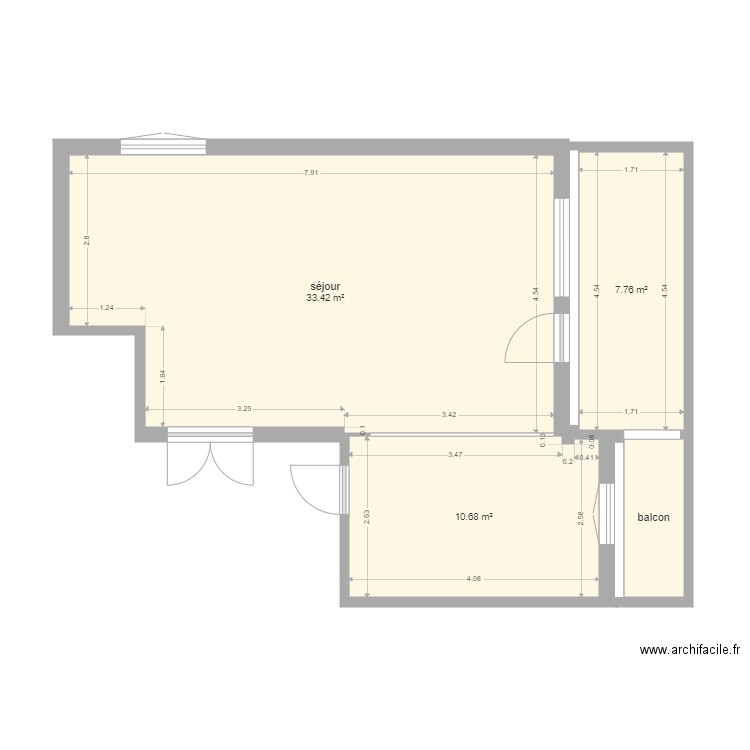 séjour et cuisine Ste FOY. Plan de 0 pièce et 0 m2